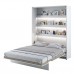 Sienas gulta 160 BED CONCEPT BC-12, balts glancēts